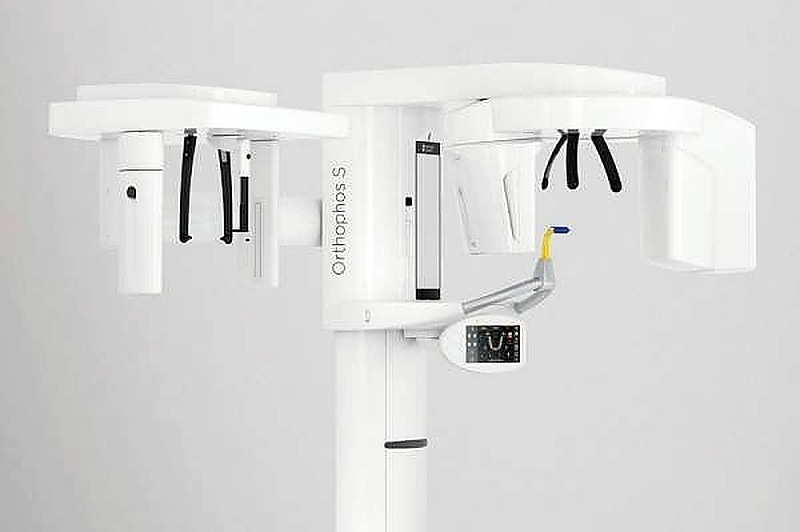 Tomógrafo Orthophos S — detalle del brazo
